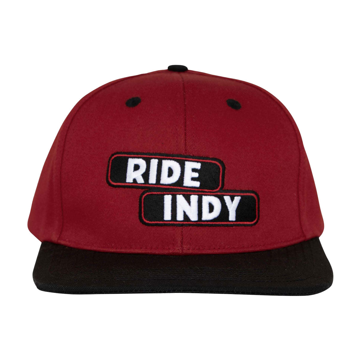 Independent Sticker Slap Snapback Hat - Maroon/Black