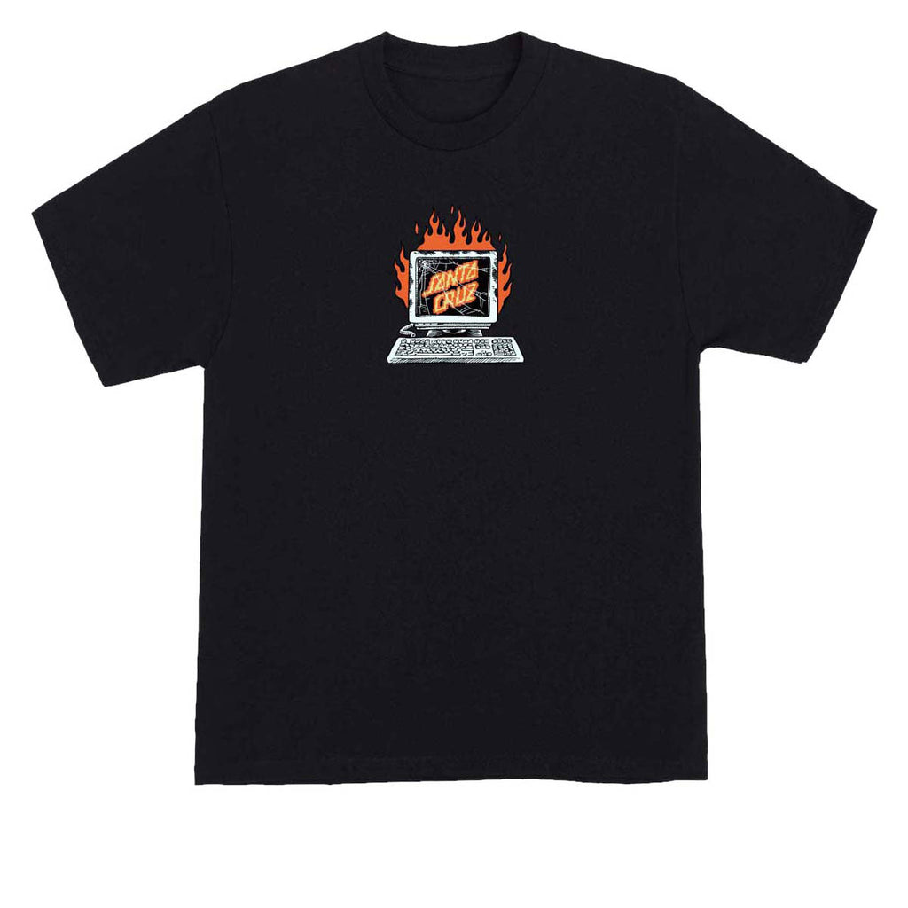 Santa Cruz Self Destruct T-Shirt - Black