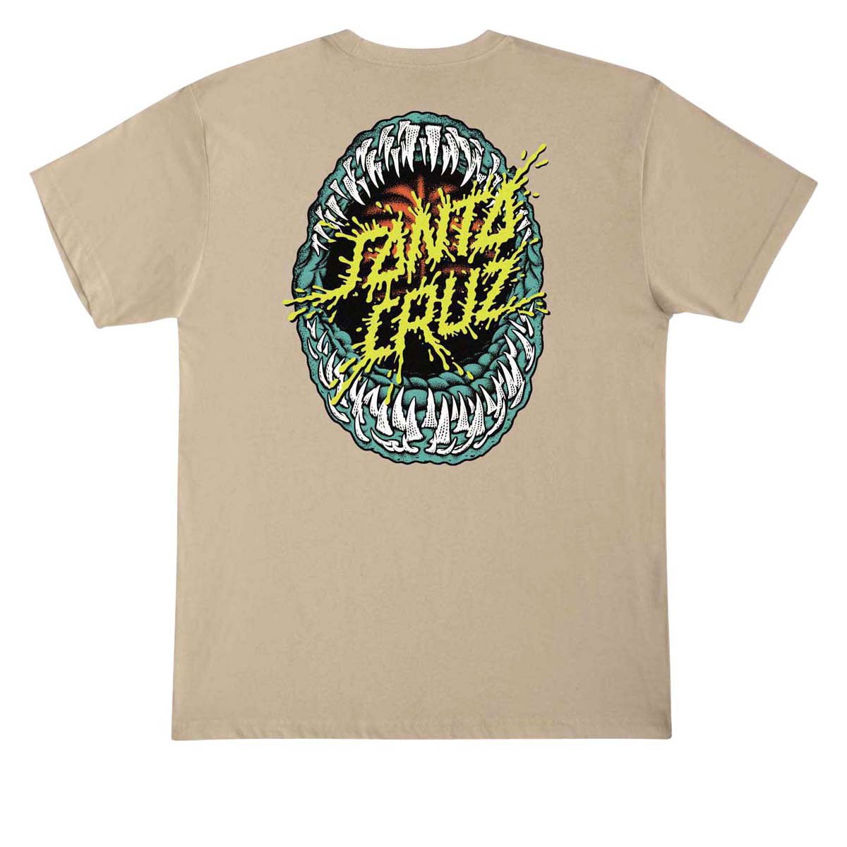 Santa Cruz Shark Jaw T-Shirt - Tan