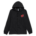 Santa Cruz Delfino Spotlight Dot Hooded Windbreaker Jacket - Black