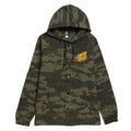Santa Cruz Delfino Spotlight Dot Hooded Windbreaker Jacket - Forest Camo