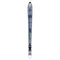 Santa Cruz Luck Strip Lanyard Keychain - Blue Luck