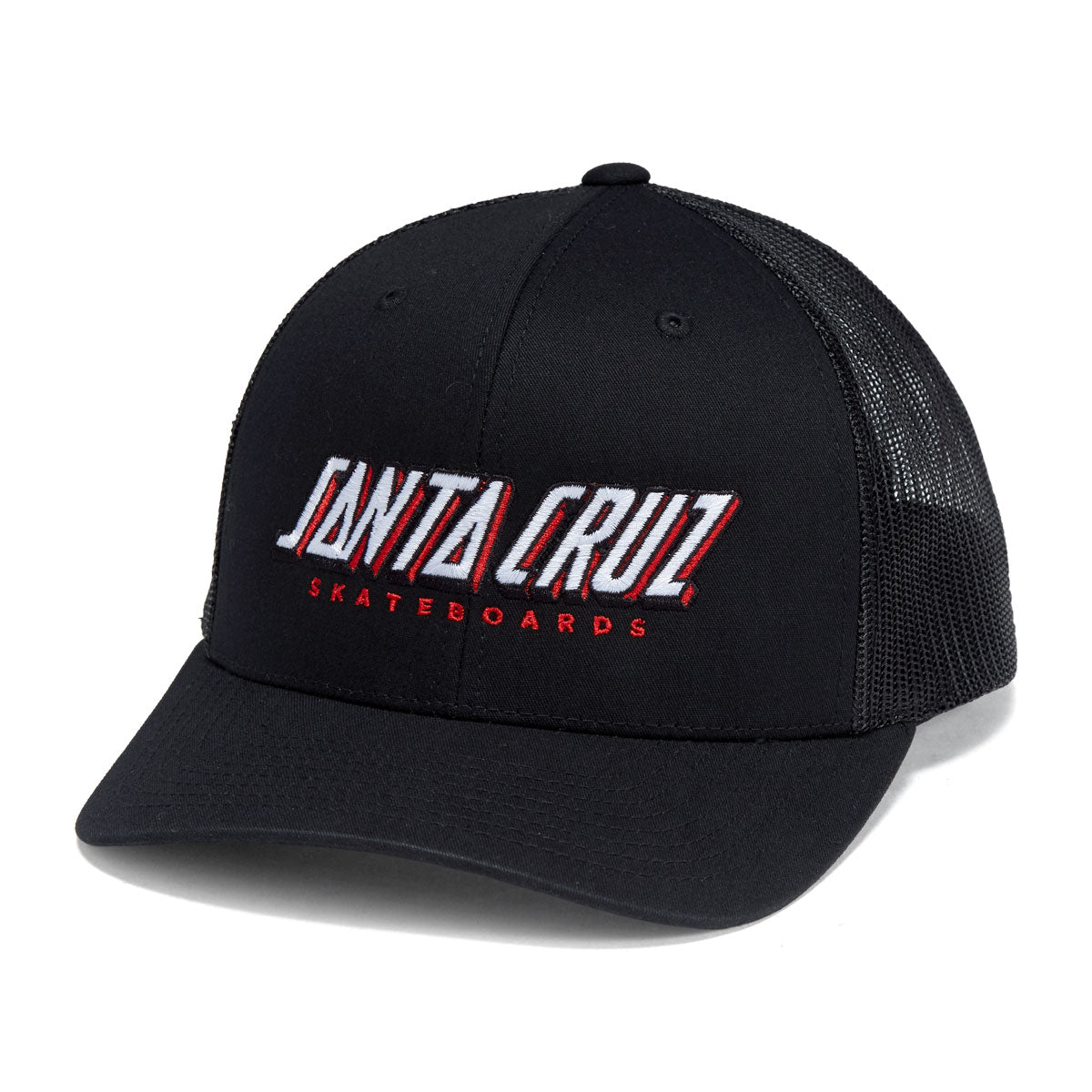 Santa Cruz Big Strip Snapback Hat - Black