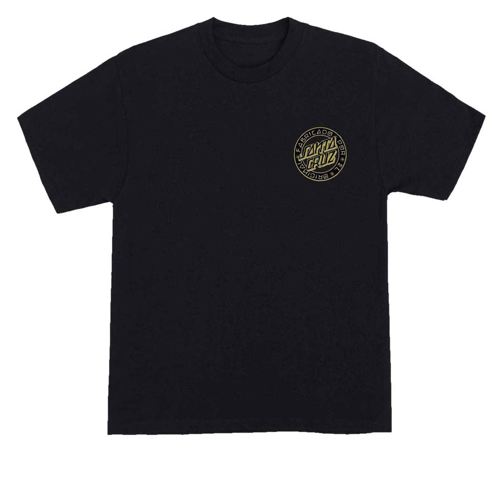 Santa Cruz Loco Dot Chest T-Shirt - Black