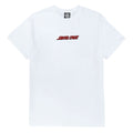 Santa Cruz Strip Embroidered T-Shirt - White