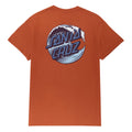 Santa Cruz Wave Dot T-Shirt - Texas Orange/Blue