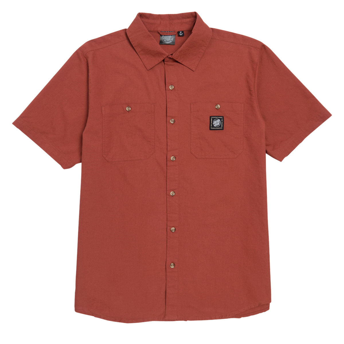 Santa Cruz Opus Work Shirt - Faded Brick