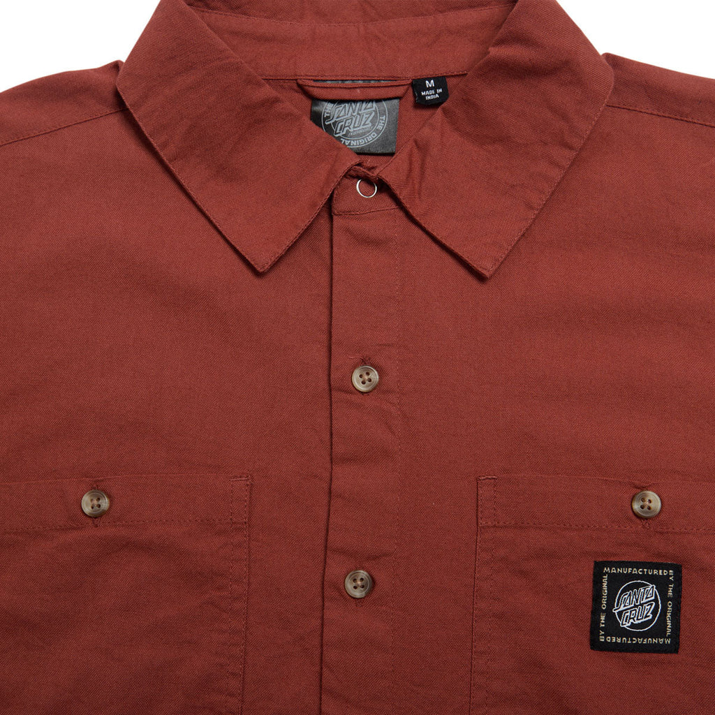 Santa Cruz Opus Work Shirt - Faded Brick