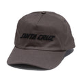 Santa Cruz Strip Felt Snapback Hat - Charcoal