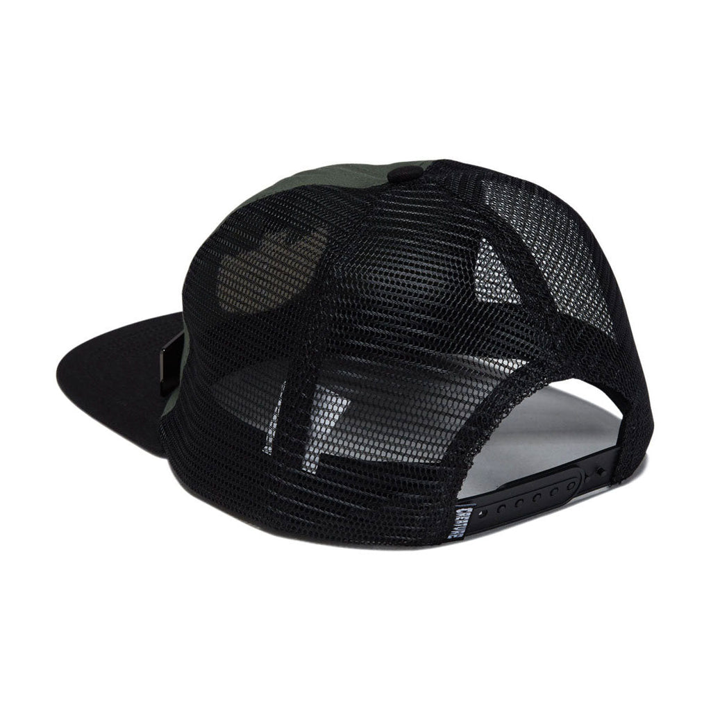 Creature Gravette Hippie Skull 20th Snapback Hat - Green/Black