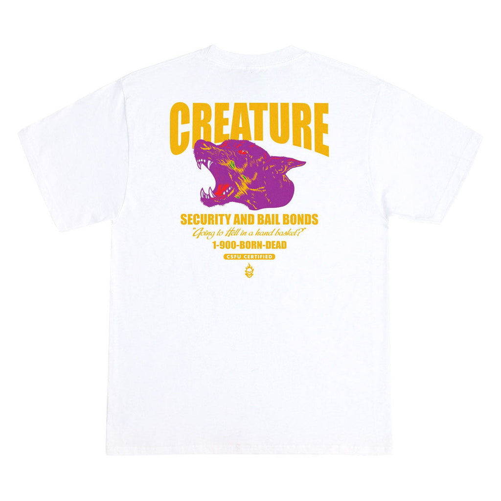 Creature Security Service T-Shirt - White