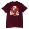 Creature Spiral Skull T-Shirt - Maroon