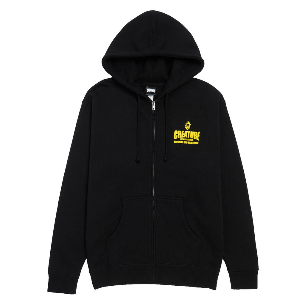 Creature Security Service Zip Hoodie - Black