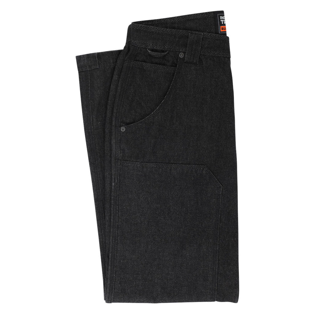 Independent Built To Grind Double Knee Jeans - Black Denim