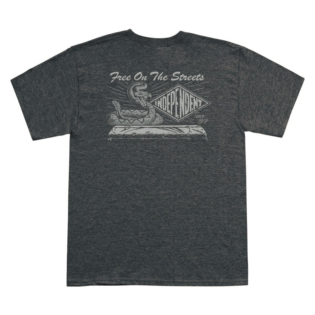 Independent Snake Bite T-Shirt - Dark Heather