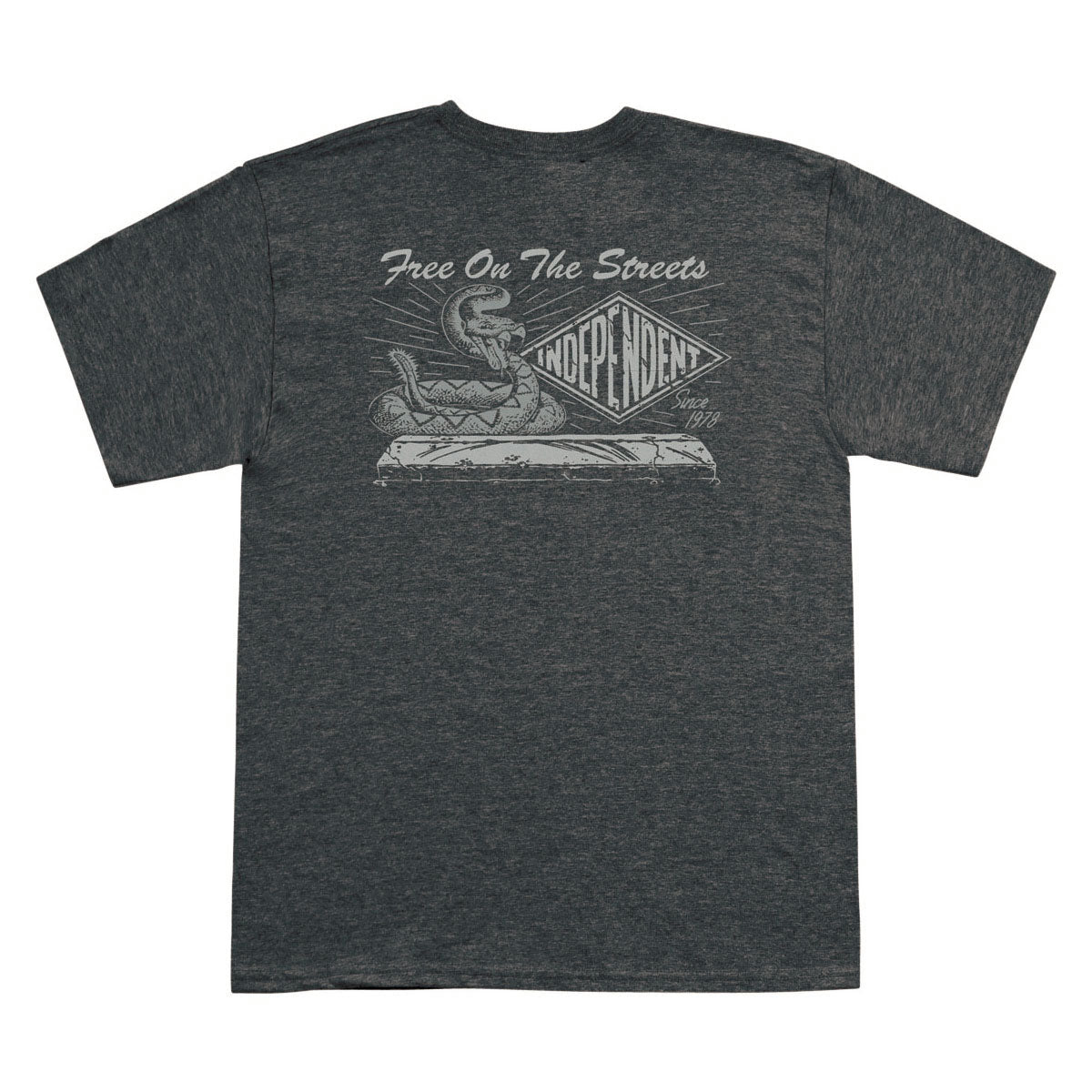 Independent Snake Bite T-Shirt - Dark Heather