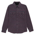 Independent Belmont Long Sleeve Flannel Shirt - Grey/Red/Black