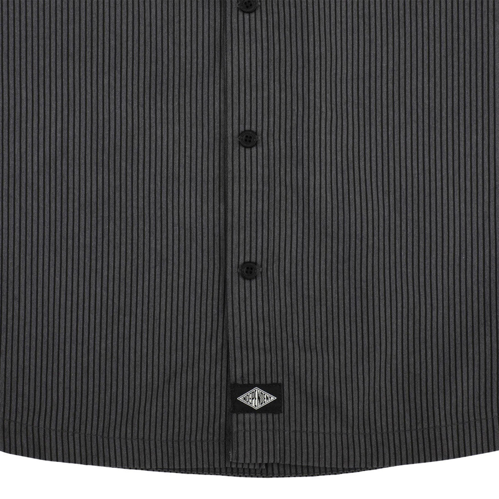 Independent Free On The Streets Shirt - Ash/Black Stripes
