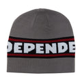 Independent Bar Logo Skull Beanie - Grey