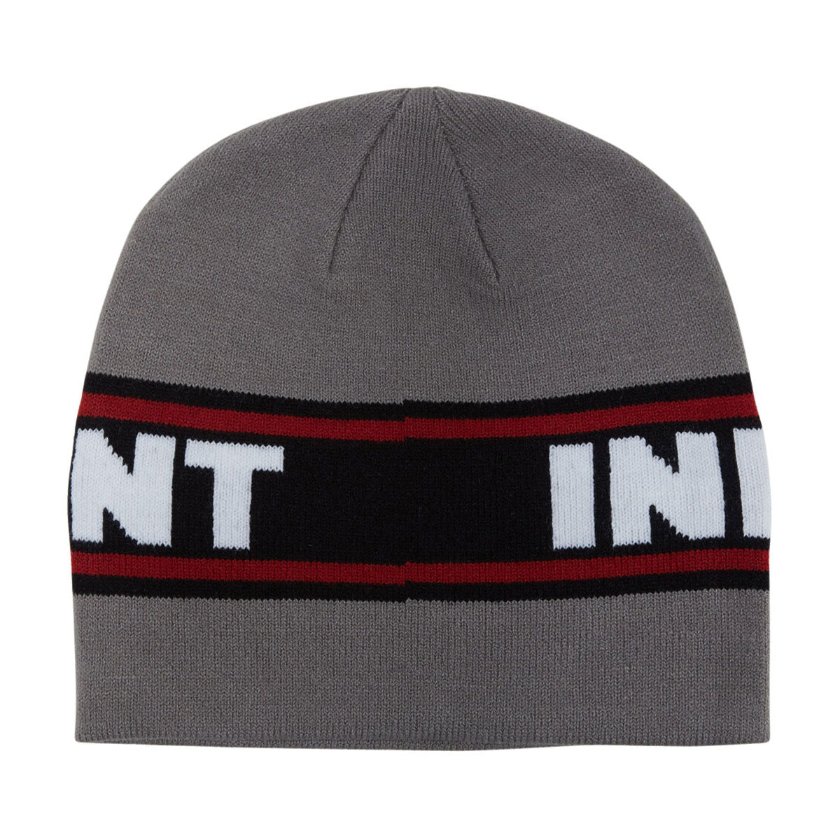 Independent Bar Logo Skull Beanie - Grey