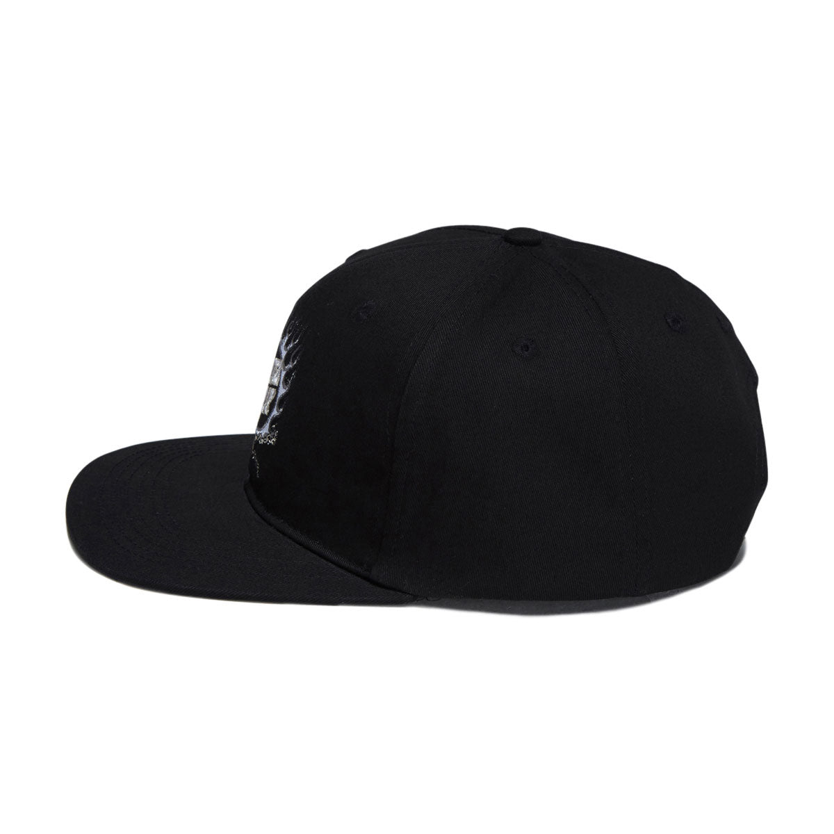 Santa Cruz Forging Dot Snapback Hat - Black