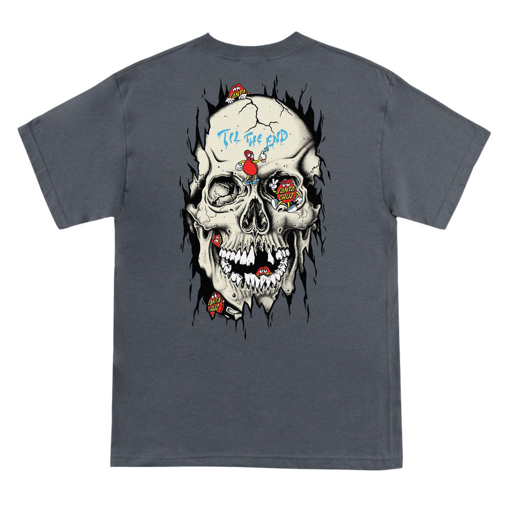 Santa Cruz Dot Dudes T-Shirt - Charcoal