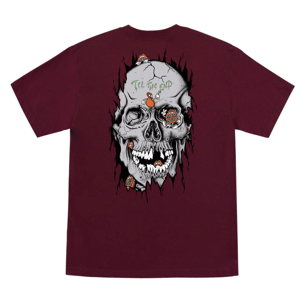 Santa Cruz Dot Dudes T-Shirt - Maroon