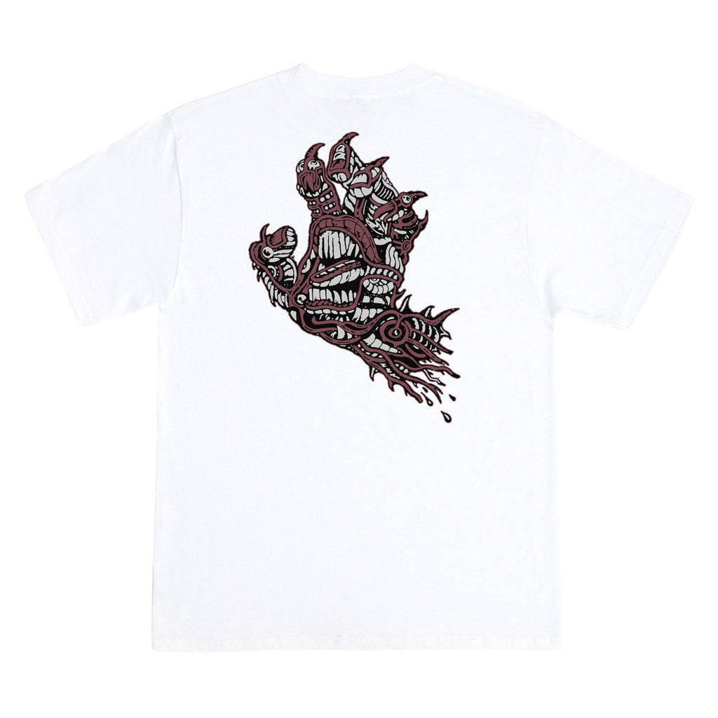 Santa Cruz Scourge Hand T-Shirt - White