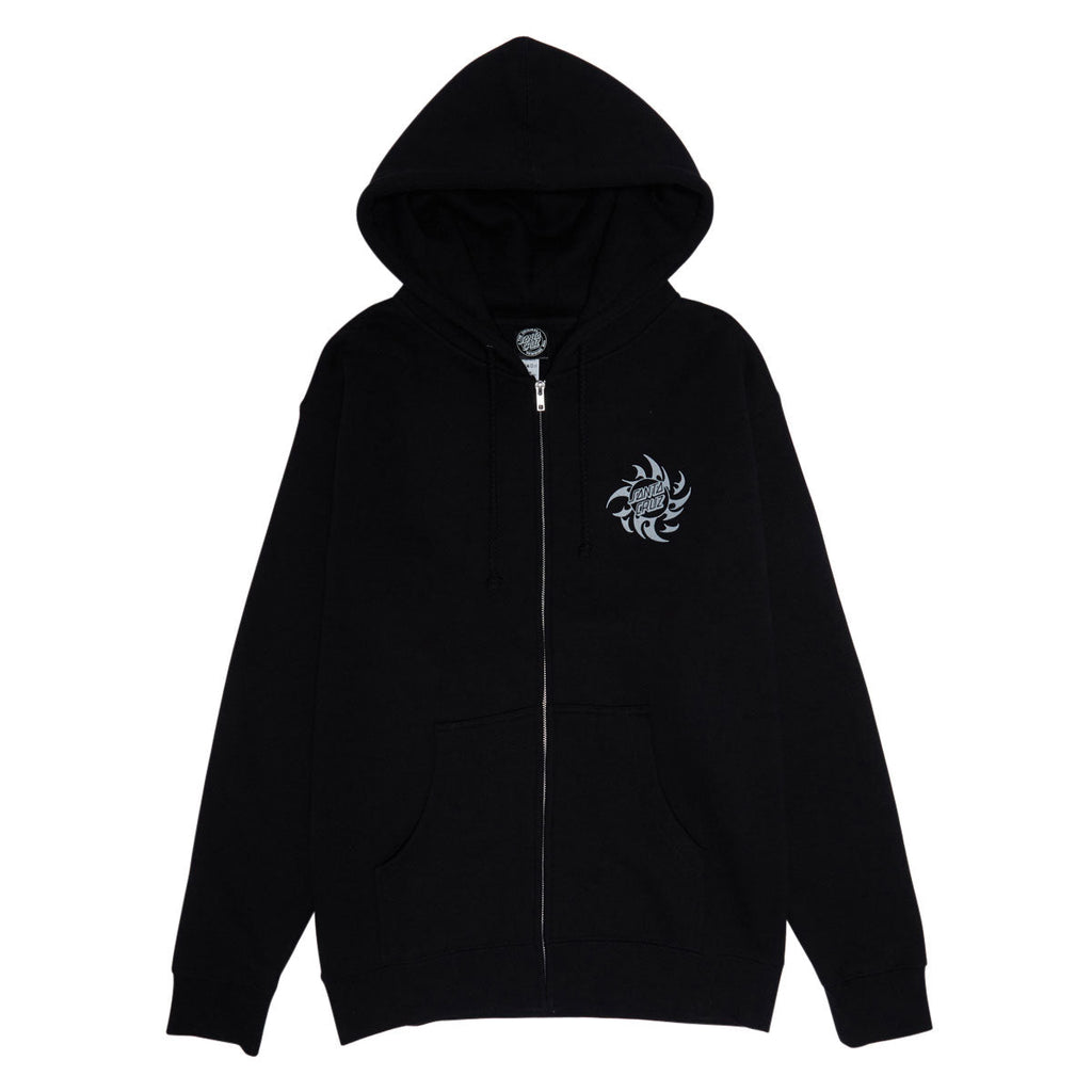 Santa Cruz Scourge Hand Zip Hoodie - Black