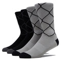 Santa Cruz Spot Chain Crew 2 Pack Of Socks - Black/Grey Multi