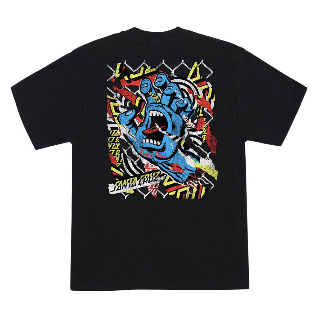 Santa Cruz Damaged Hand T-Shirt - Black