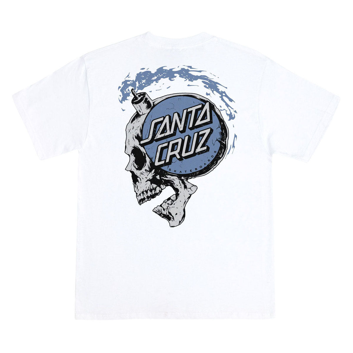 Santa Cruz Short Fuse T-Shirt - White