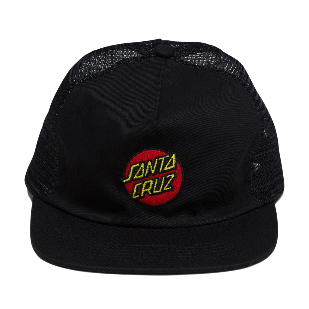 Santa Cruz Cruz Embroidered Snapback Hat - Black