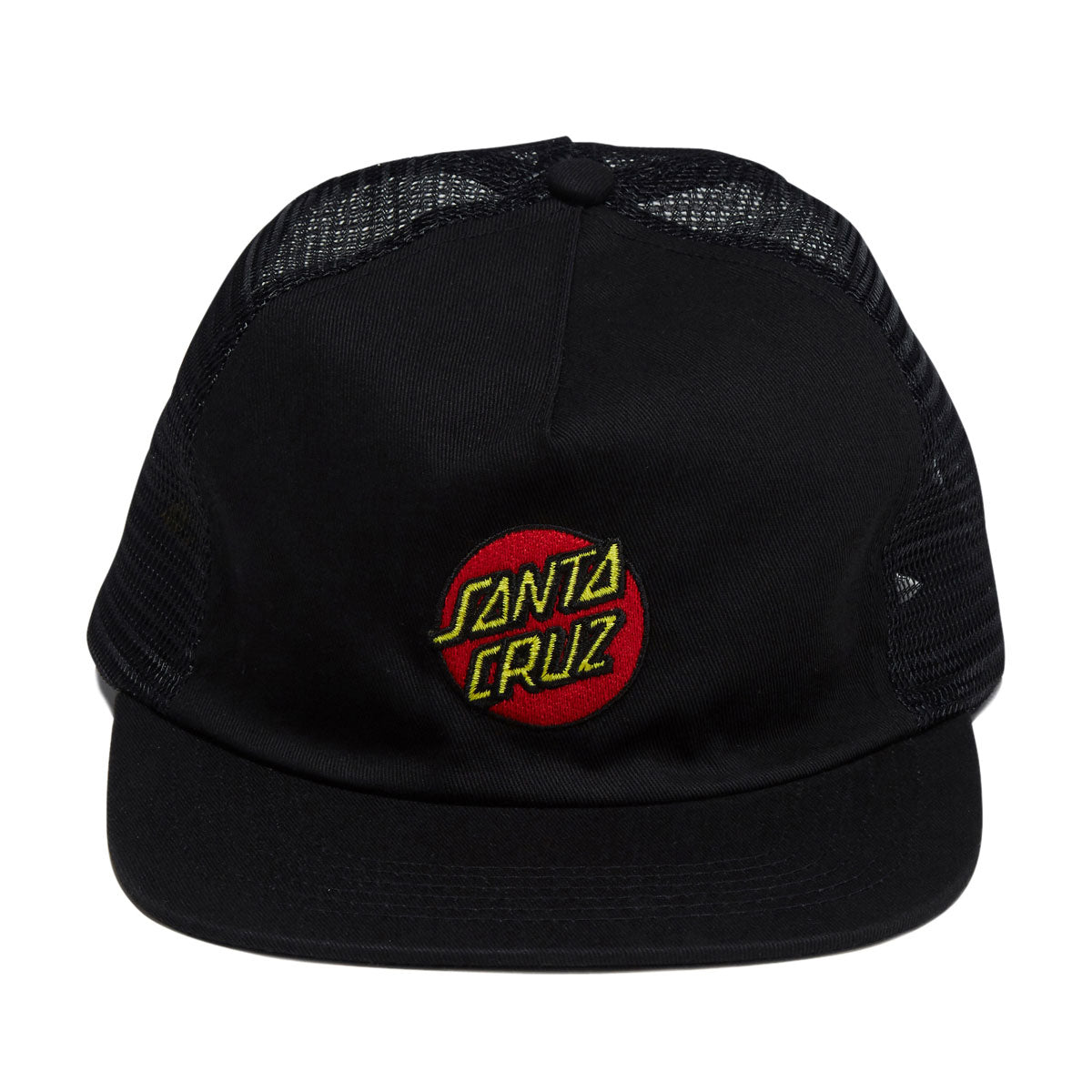 Santa Cruz Cruz Embroidered Snapback Hat - Black