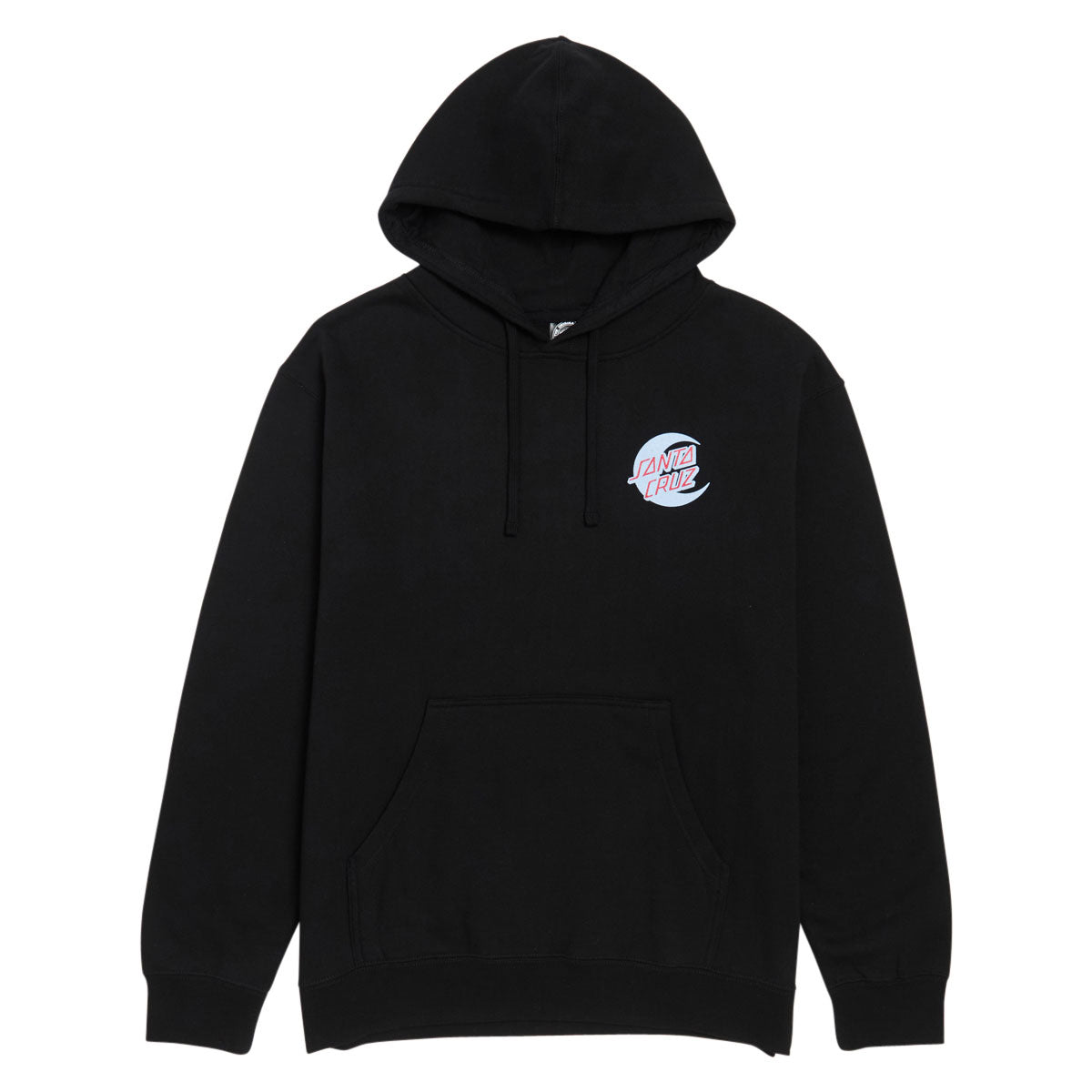 Santa Cruz Womens 2 Tone Moon Dot Hoodie - Black