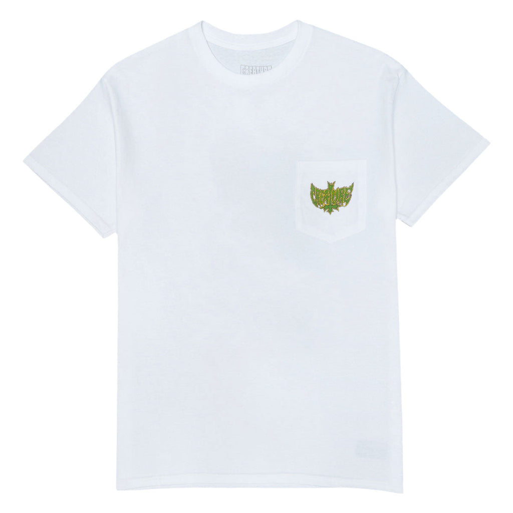 Creature Gravette Hippie Skull 20th Pocket T-Shirt - White