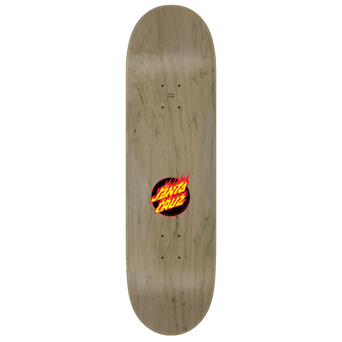 Santa Cruz Flame Dot Skateboard Deck - 7.25"