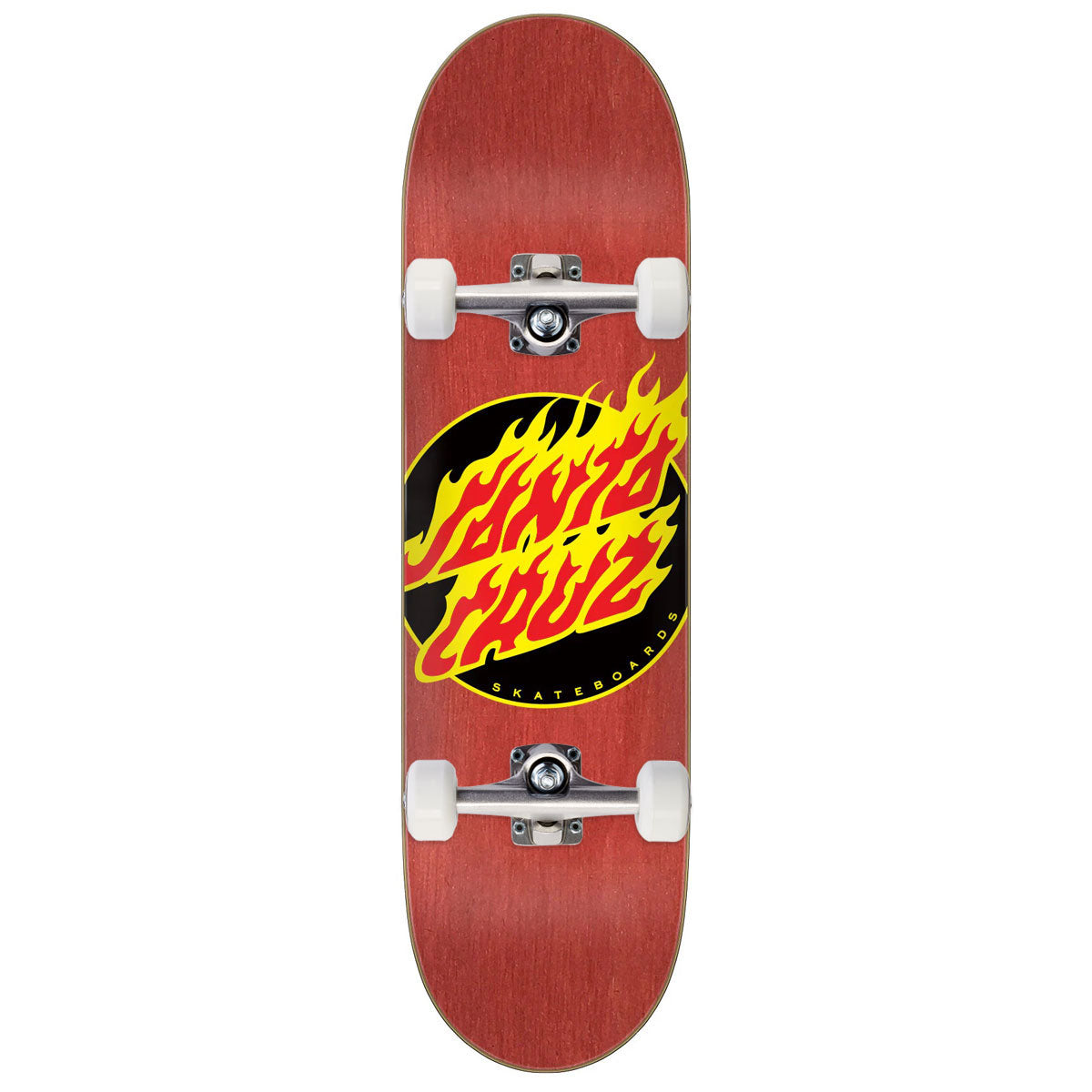 Santa Cruz Flame Dot Skateboard Complete - 7.25"
