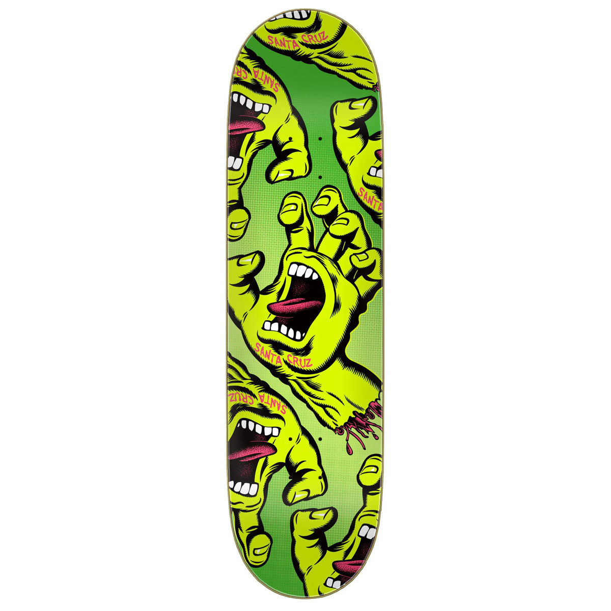Santa Cruz Crowded Hand Skateboard Deck - 8.50"