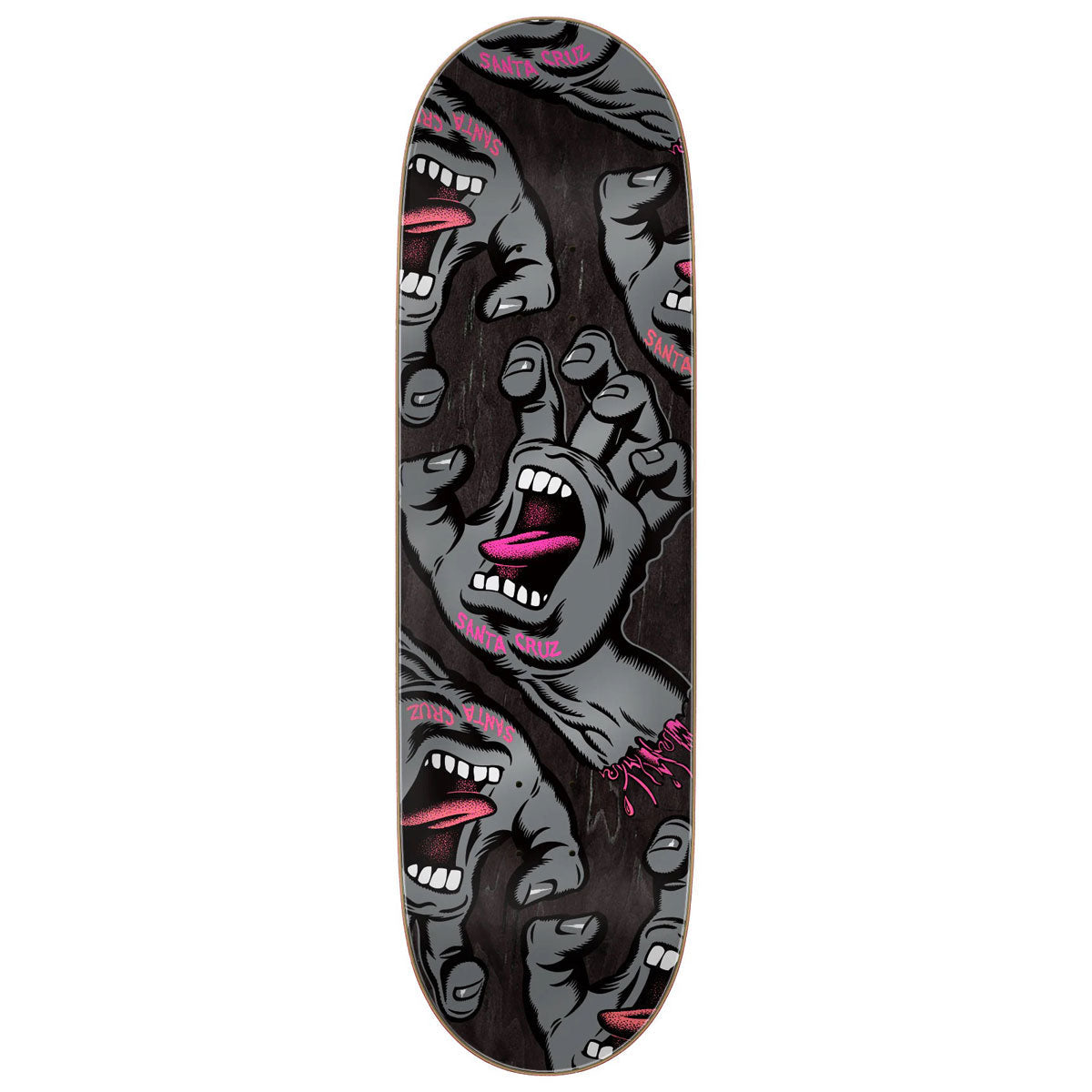 Santa Cruz Crowded Hand Skateboard Deck - 9.00"