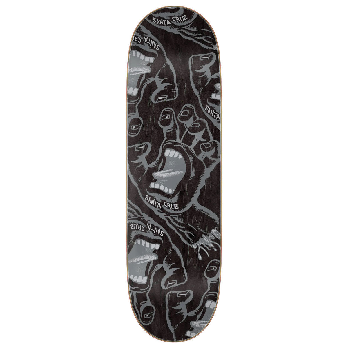 Santa Cruz Crowded Hand Skateboard Complete - 9.00"