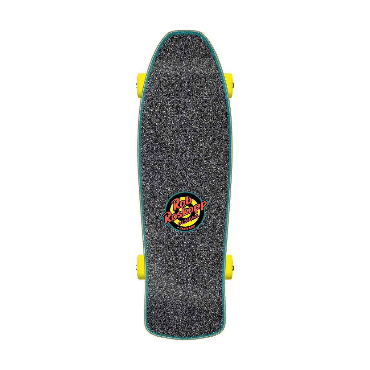 Santa Cruz Roskopp Screaming Five Shaped Pre-Built Cruzer Longboard Complete - 10.32"