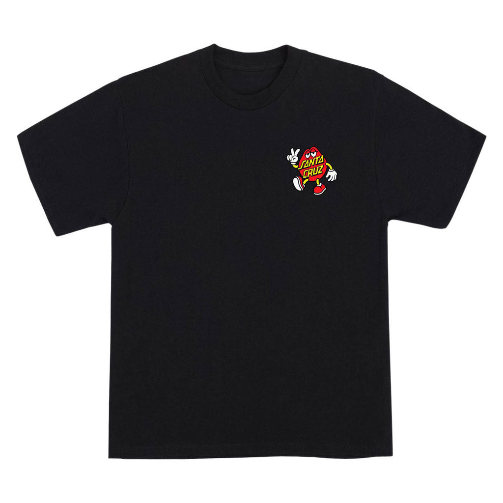 Santa Cruz Dot Guy T-Shirt - Black