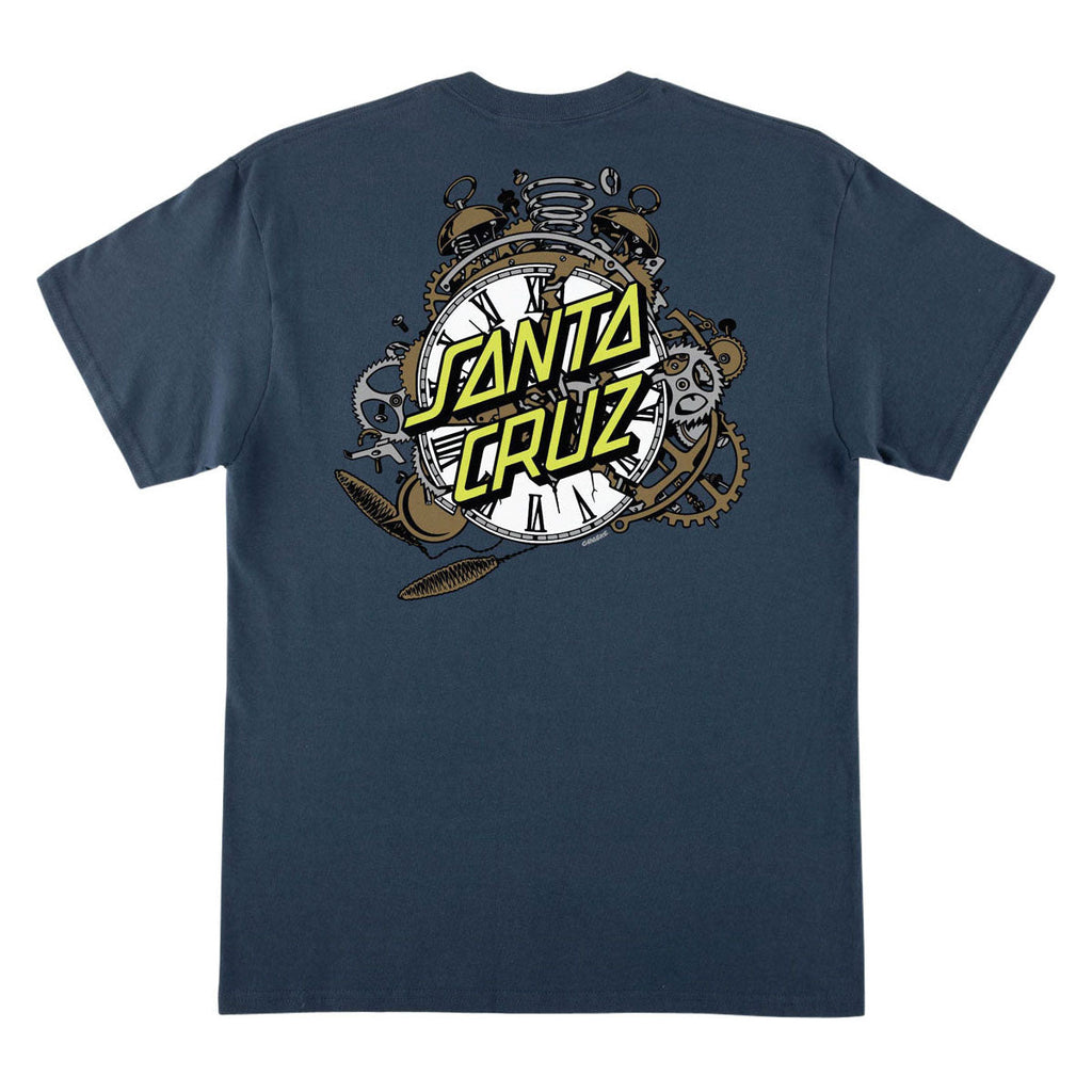 Santa Cruz Grabke Exploding Dot T-Shirt - Blue Dusk