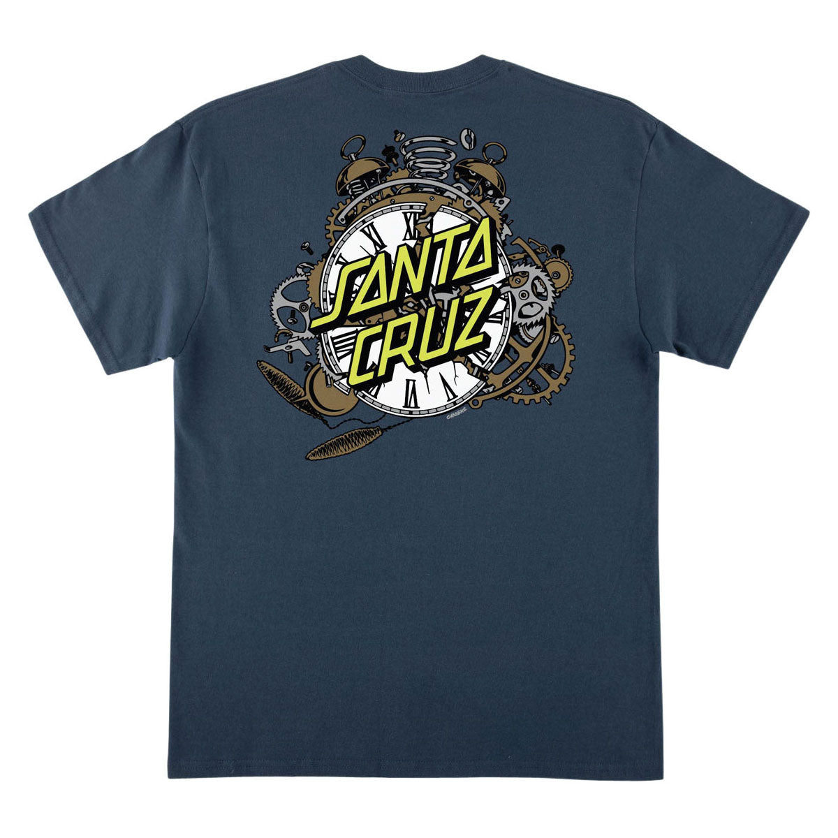 Santa Cruz Grabke Exploding Dot T-Shirt - Blue Dusk