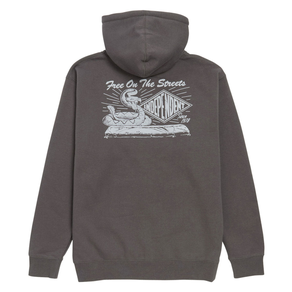 Independent Snake Bite Zip Hoodie - Charcoal