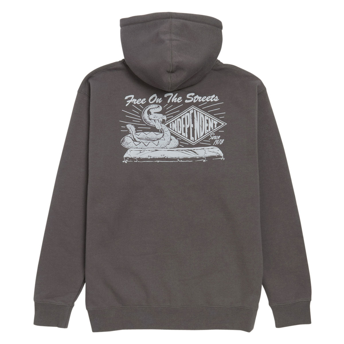Independent Snake Bite Zip Hoodie - Charcoal