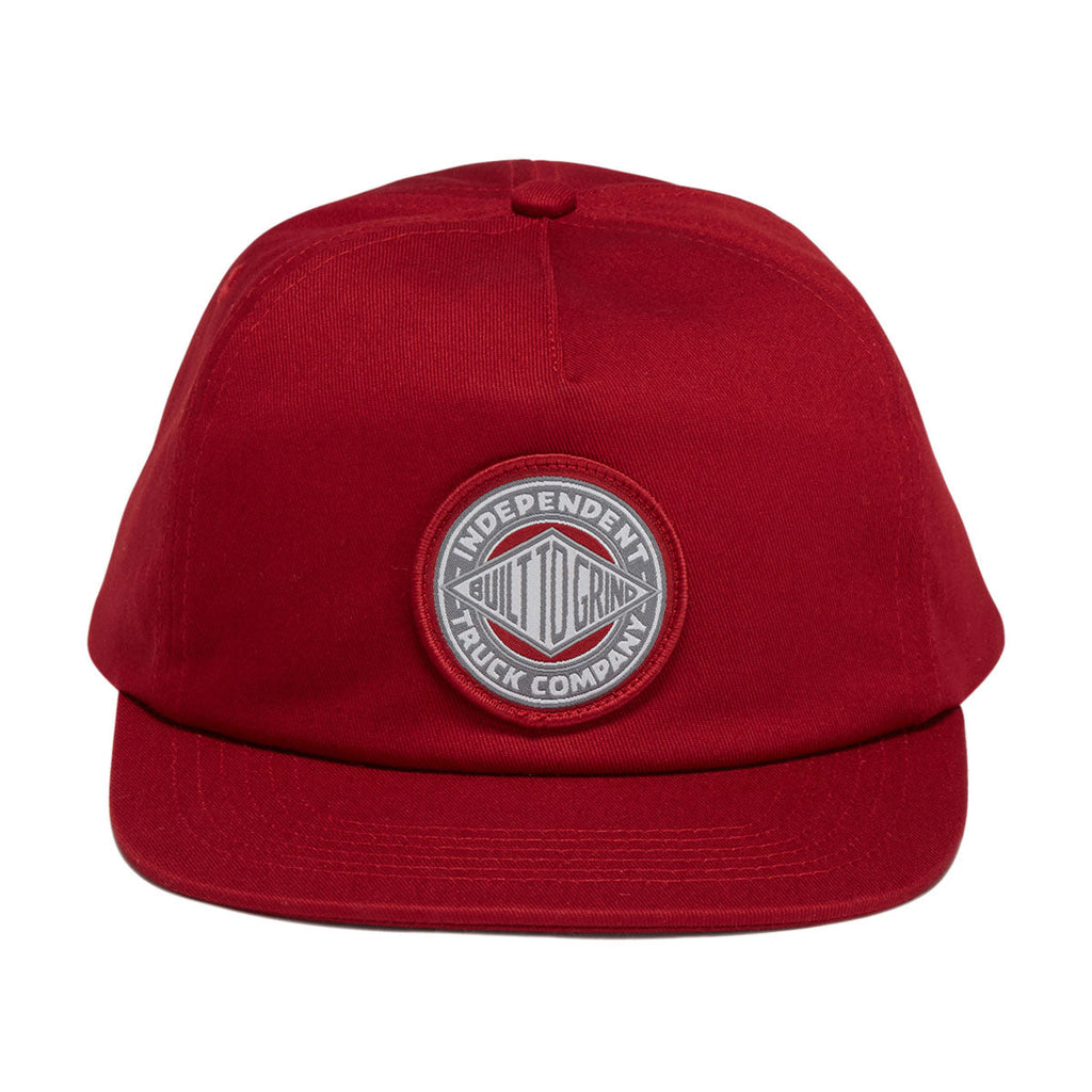 Independent BTG Summit Snapback Hat - Cardinal