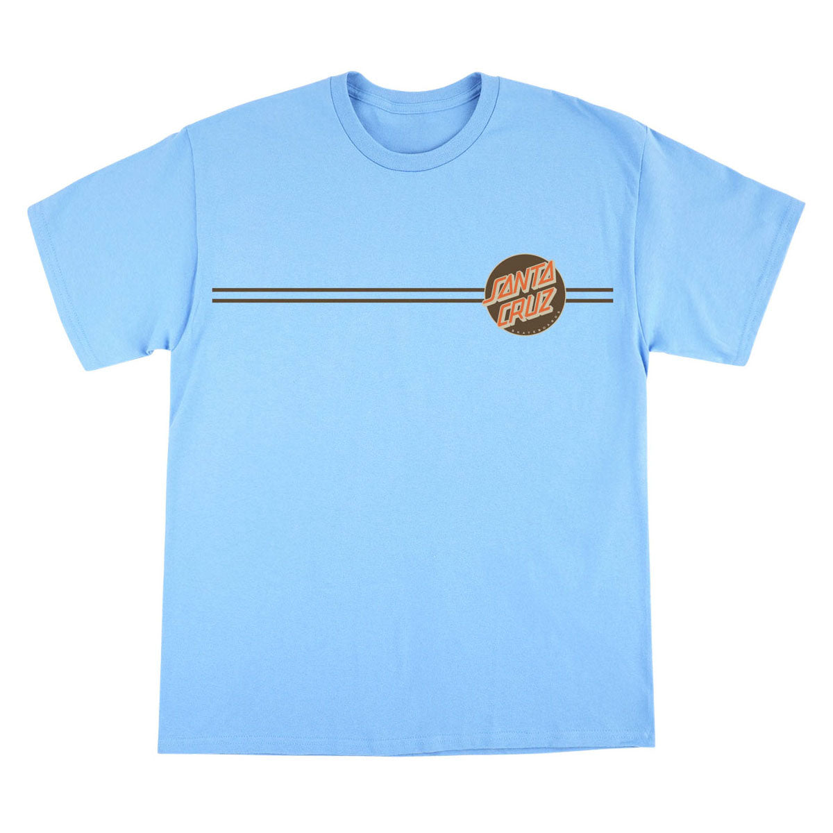 Santa Cruz Other Dot T-Shirt - Carolina Blue/Rust