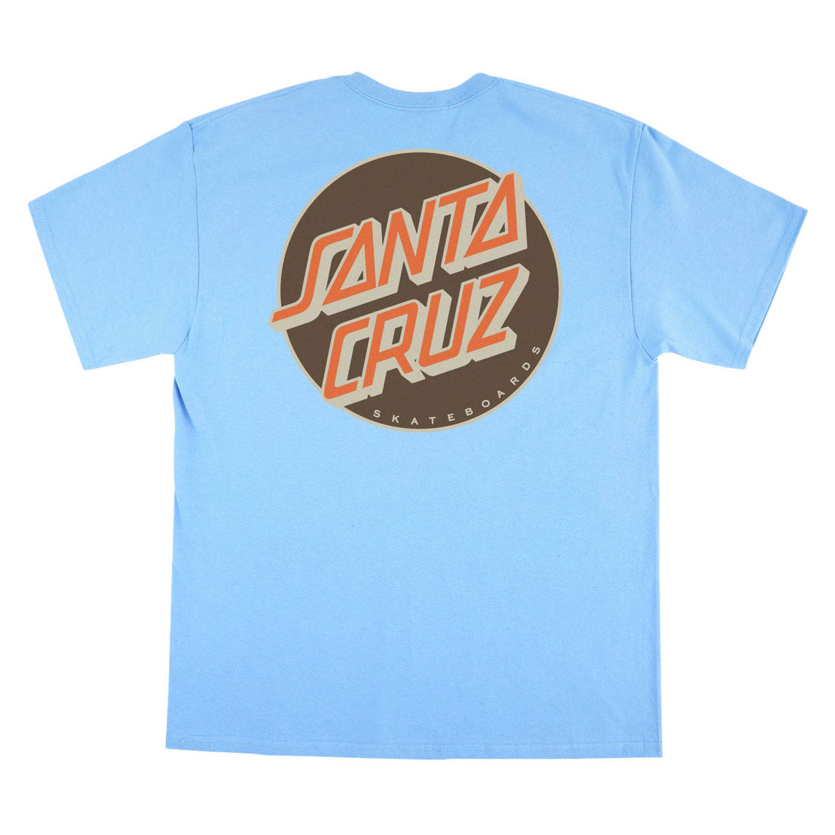 Santa Cruz Other Dot T-Shirt - Carolina Blue/Rust